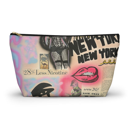 "new york, new york" airbrush makeup pouch