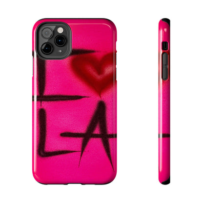 "I <3 LA" airbrush iPhone case
