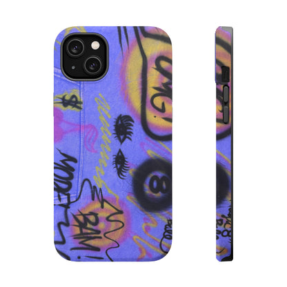 MagSafe "eye$ on lies" airbrush iPhone case