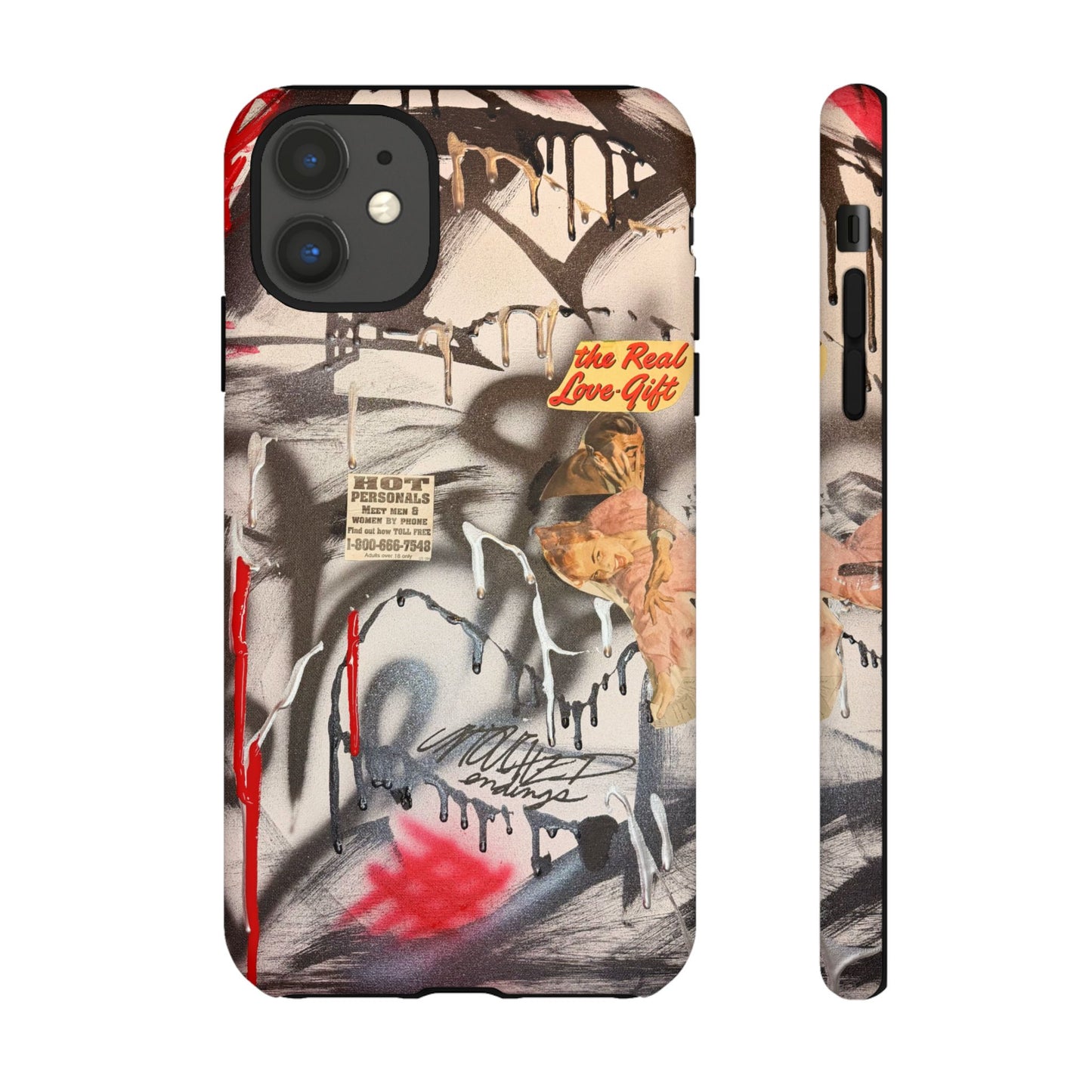 "real love" airbrush iPhone case