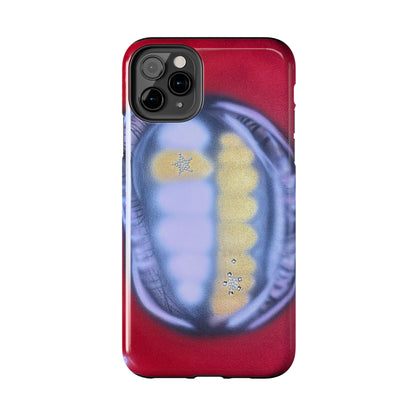 "bite me bling" airbrush iPhone case