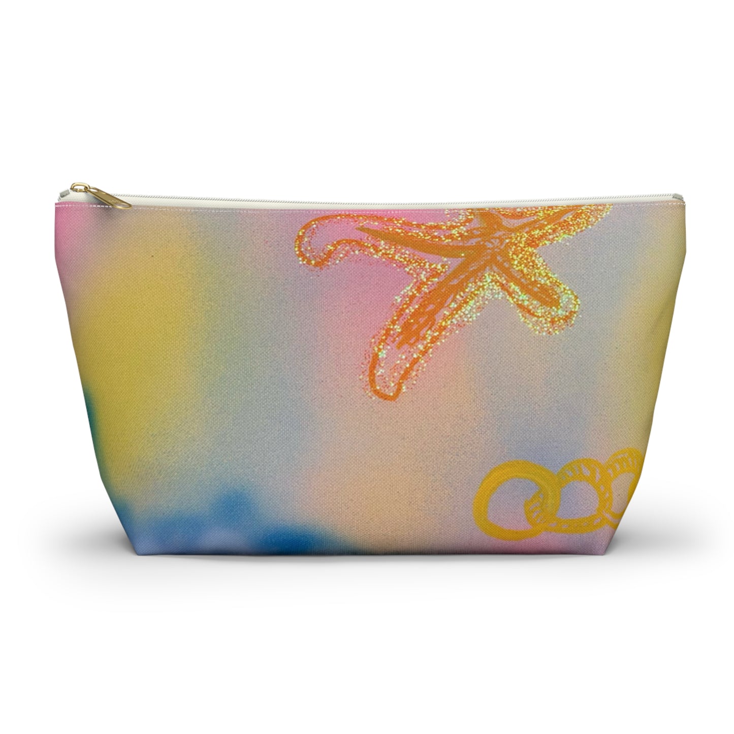 "sweet starfish" airbrush makeup pouch
