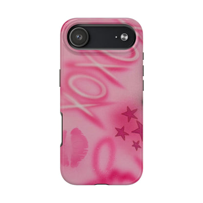"perfectly pink" airbrush iPhone case