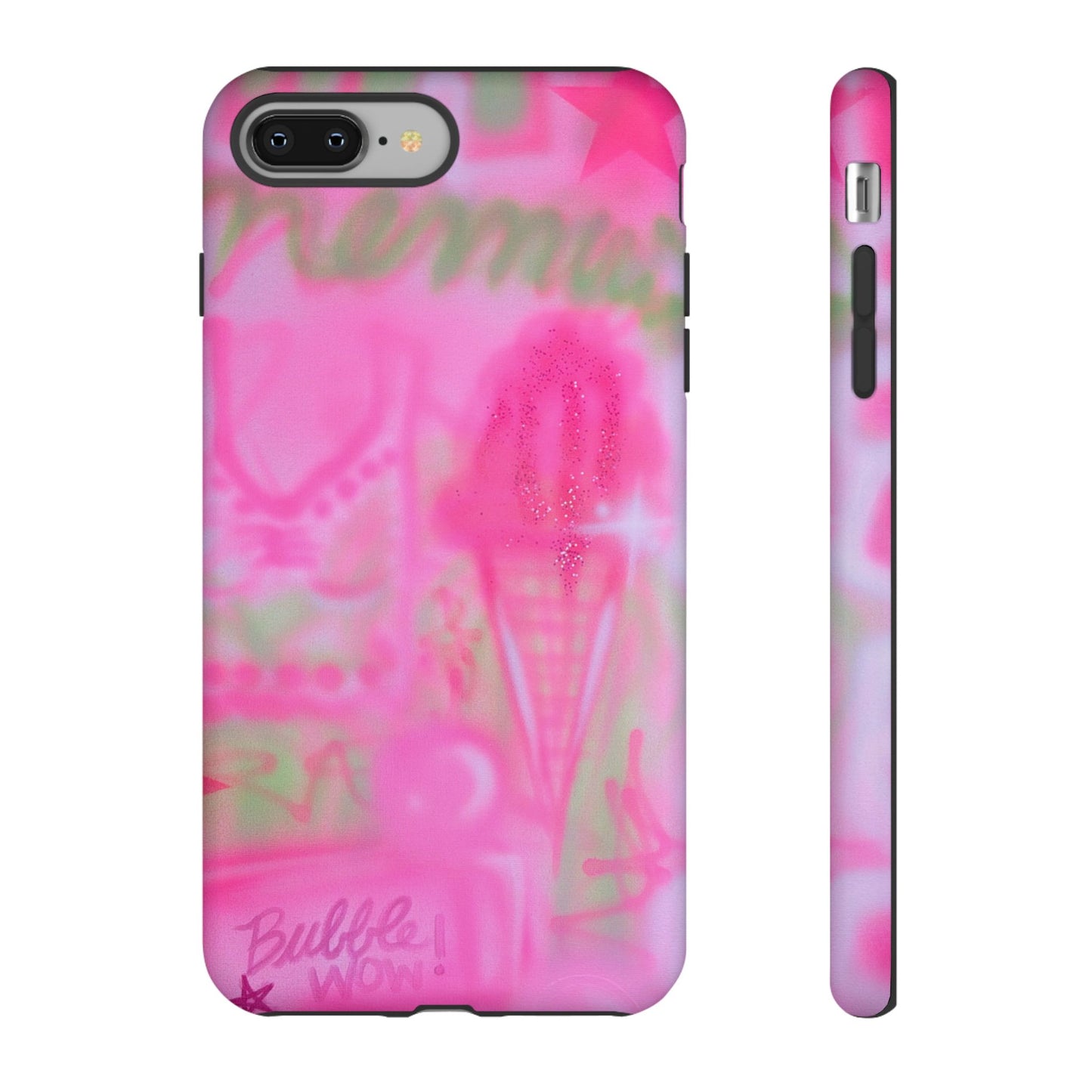 "miami matcha" airbrush iPhone case