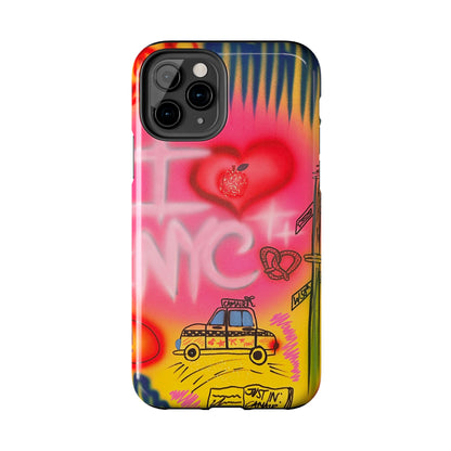 "in the city" airbrush iPhone case