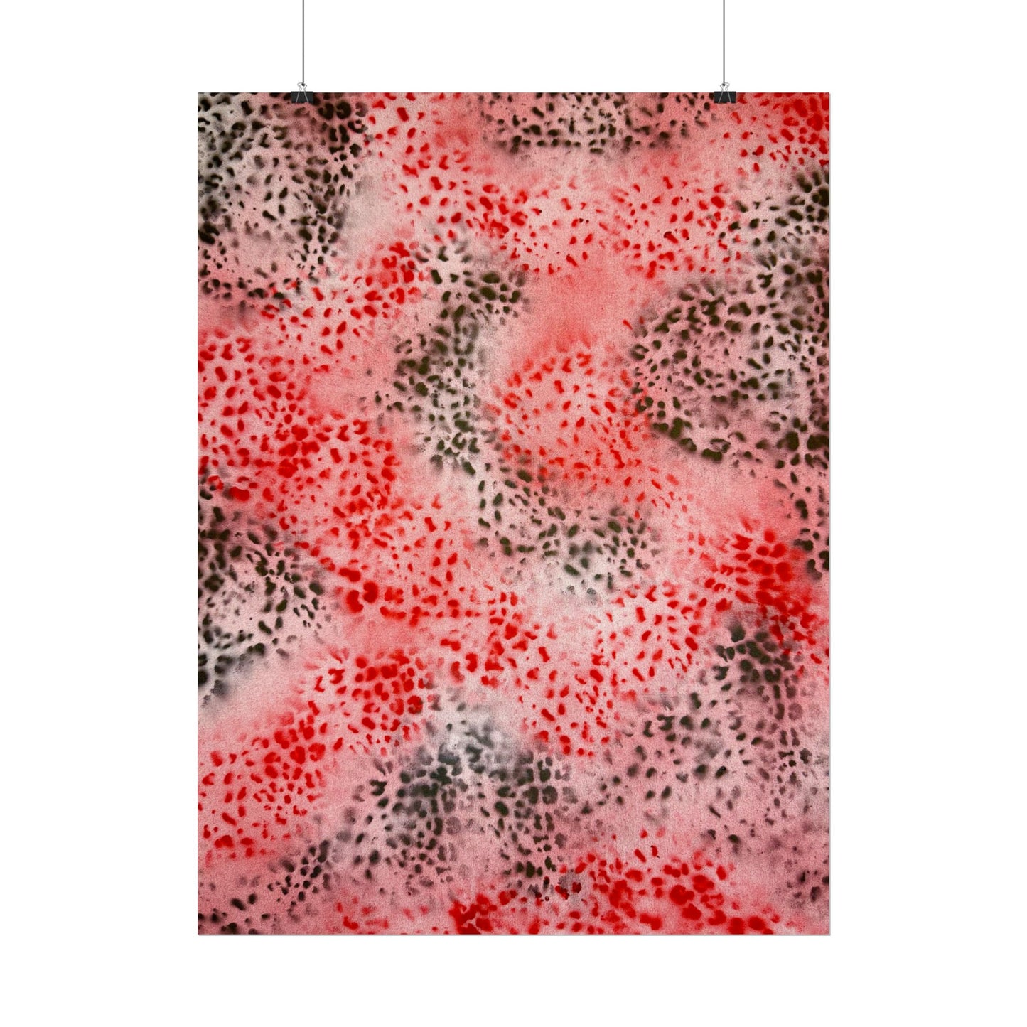 "red cheetah" airbrush rolled print