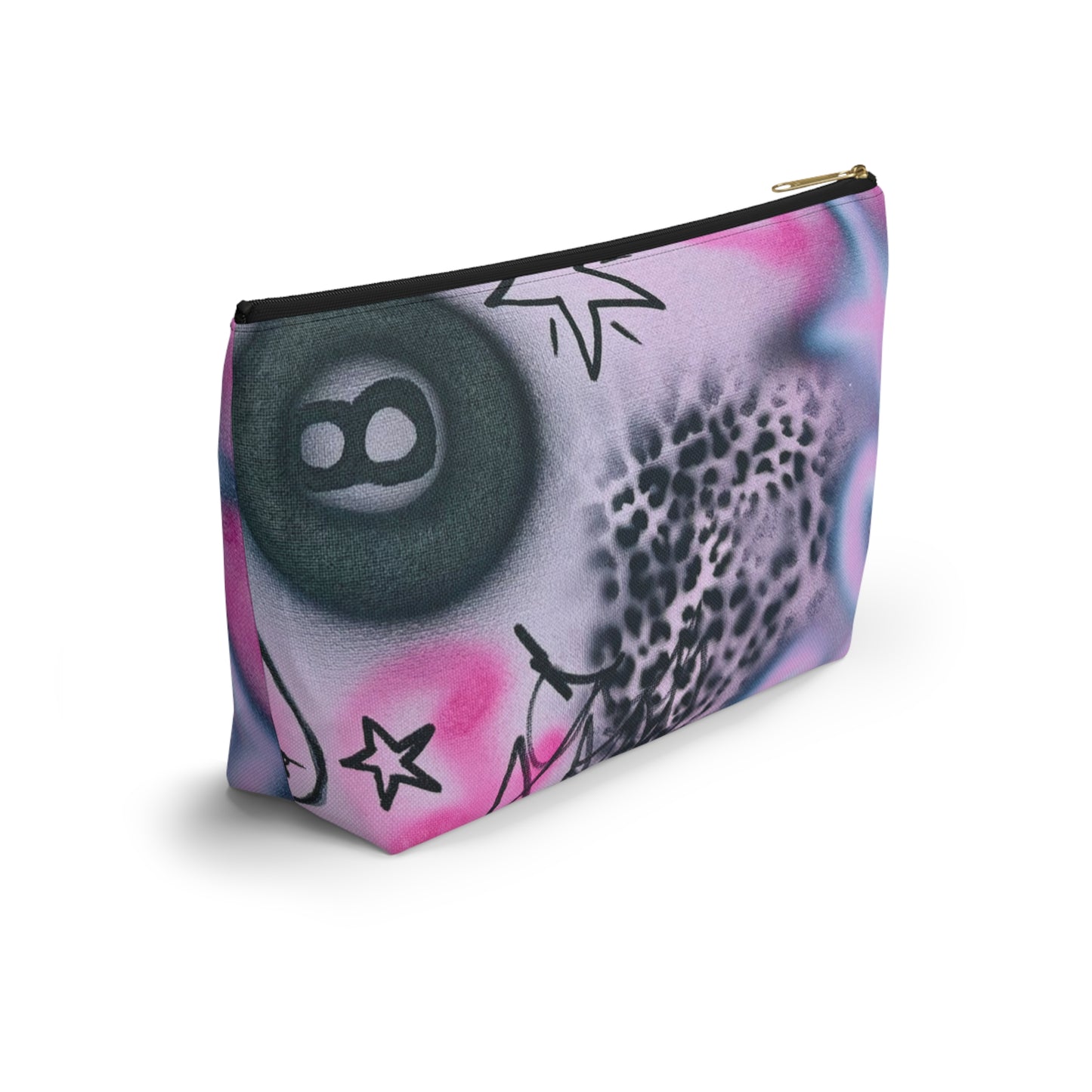 "onyx cheetah" airbrush makeup pouch