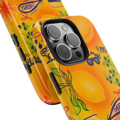 "citrus coastline" airbrush iPhone case
