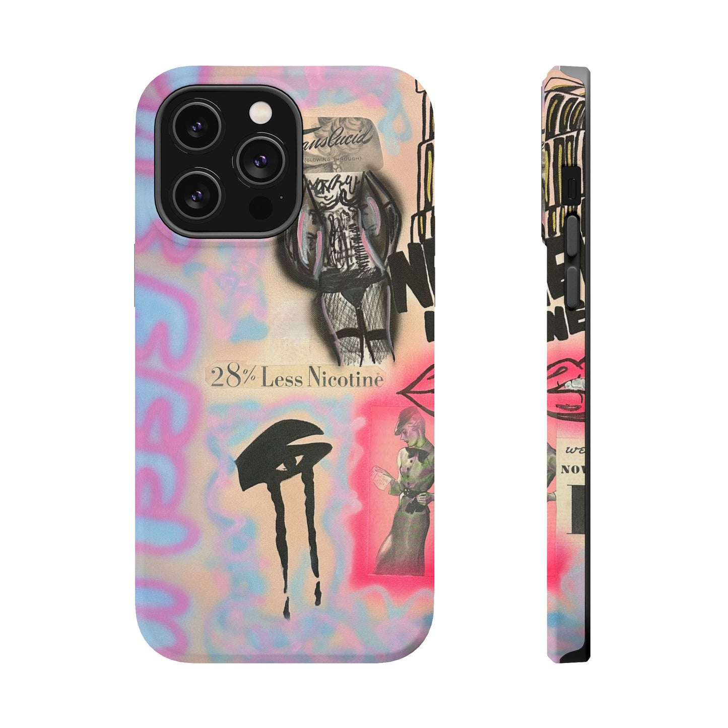 MagSafe "the feeling" airbrush iPhone case