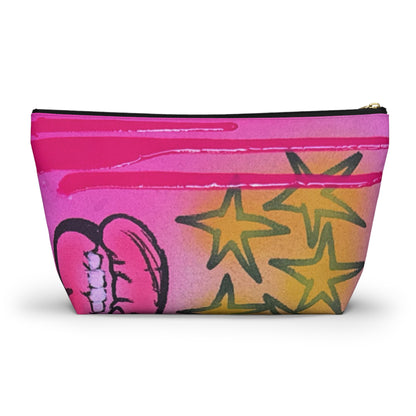 "star drip" airbrush makeup pouch