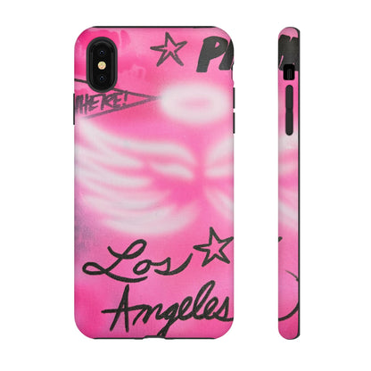 "pink angel wings" airbrush iPhone case