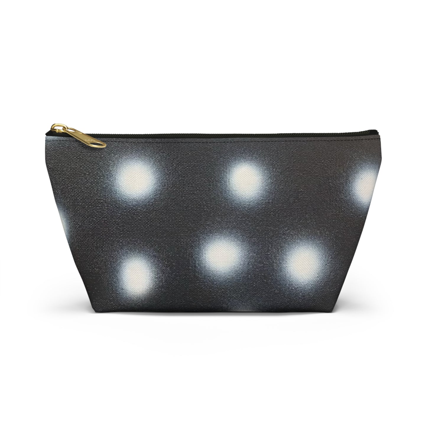 "coconut noir polka dot" airbrush makeup pouch