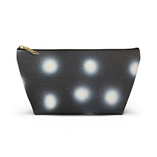 "coconut noir polka dot" airbrush makeup pouch