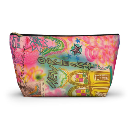 "new orleans" airbrush makeup pouch