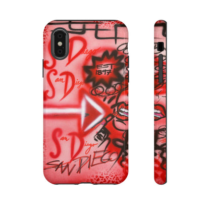"san diego" airbrush iPhone case