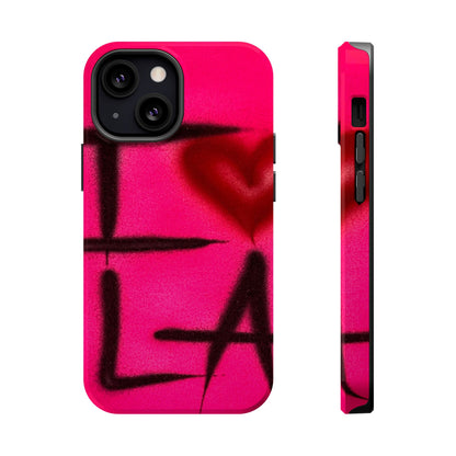 MagSafe "i <3 LA" airbrush iPhone case
