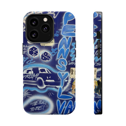 MagSafe "state college, pa" airbrush iPhone case