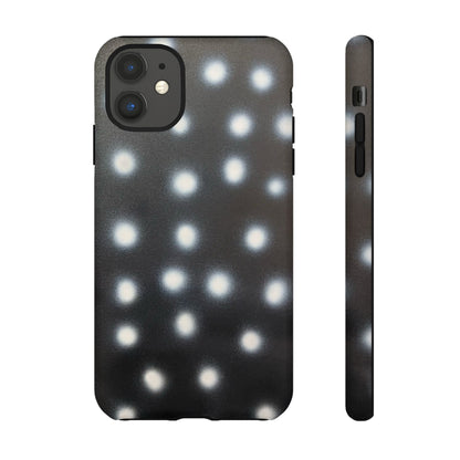 "coconut noir polka dot" airbrush iPhone case