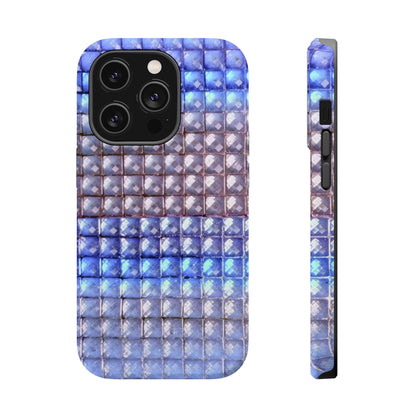 MagSafe "blue studs" airbrush iPhone case