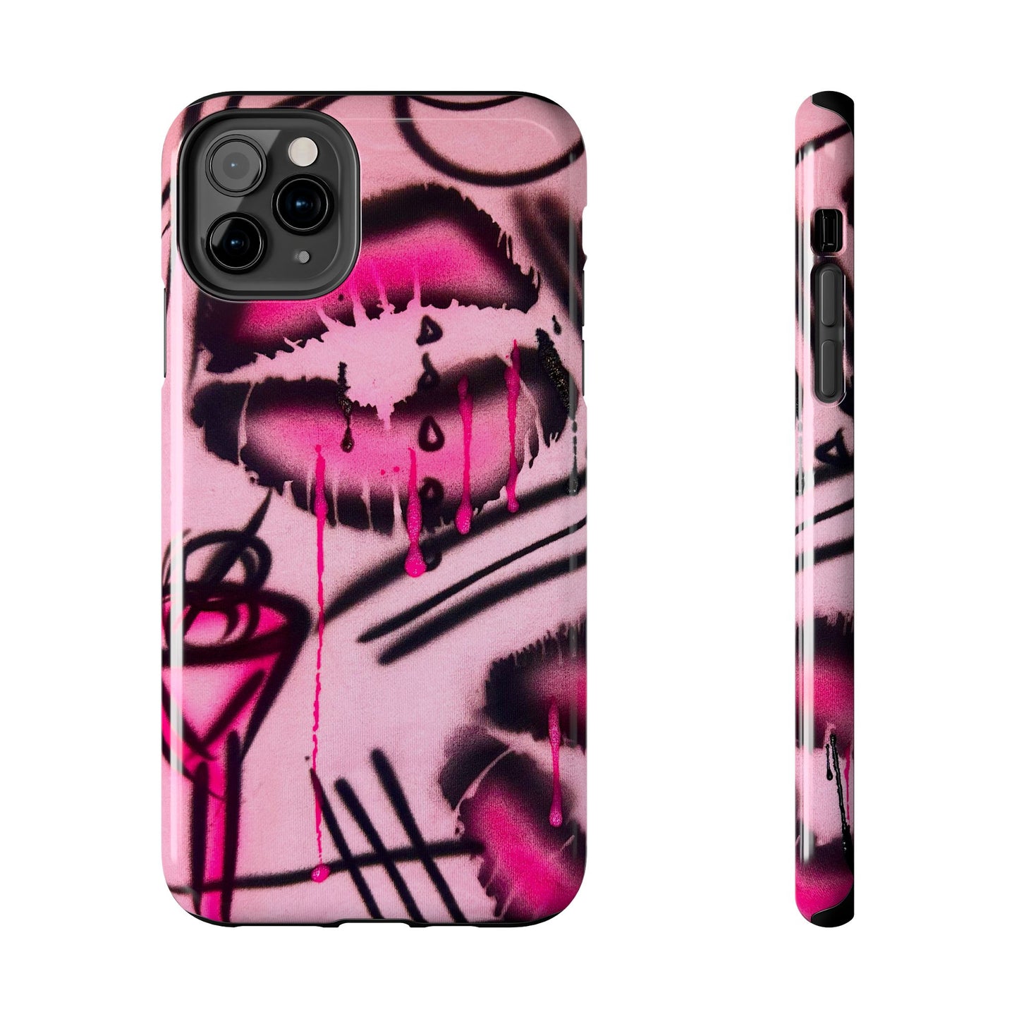 "glossy pout" airbrush iPhone case