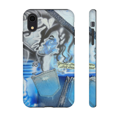 "young lovers" airbrush iPhone case