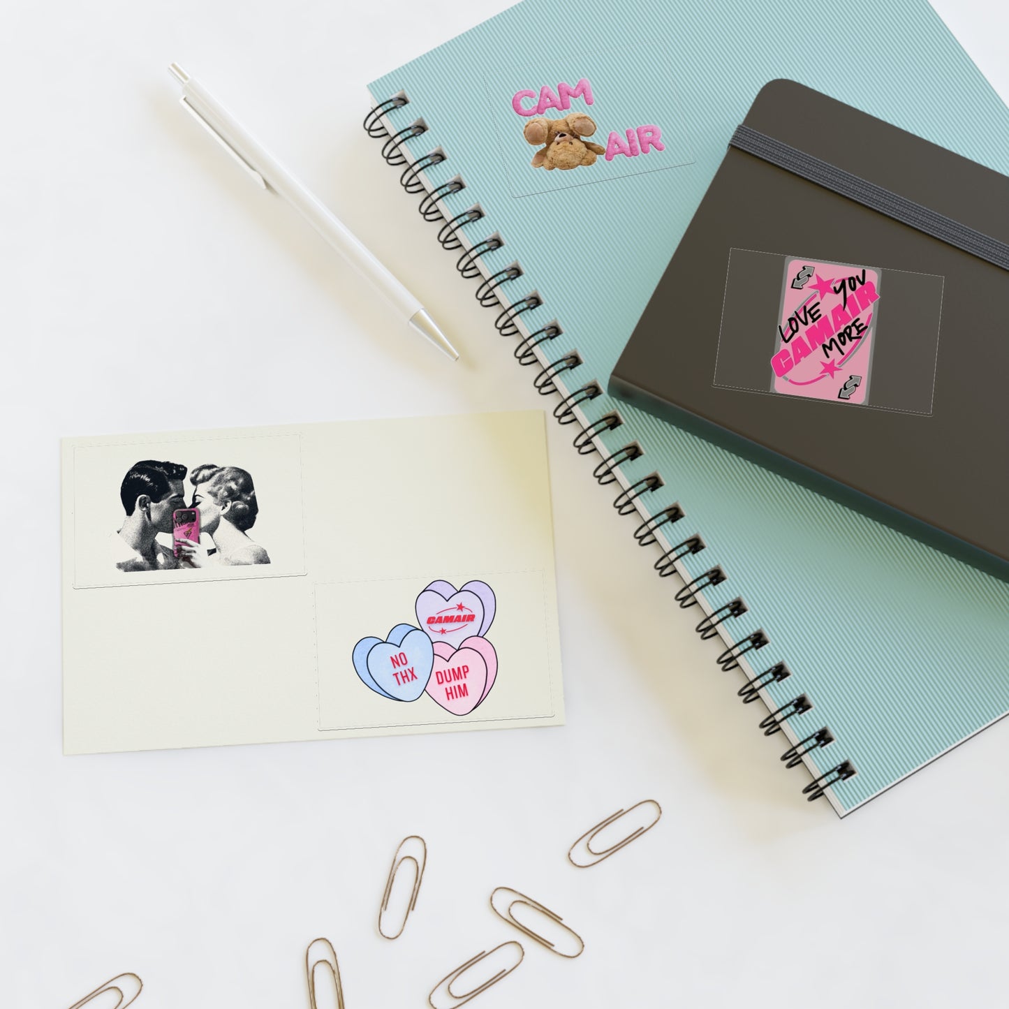 vday airbrush sticker sheet