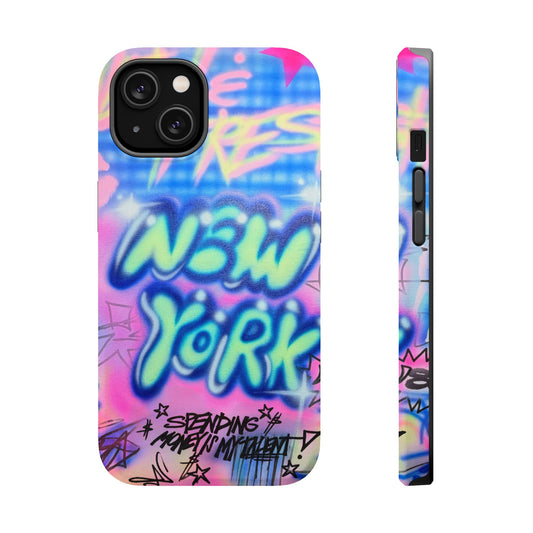magsafe "spending $$ is my talent" airbrush iPhone case