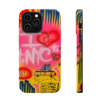 MagSafe "in the city" airbrush iPhone case