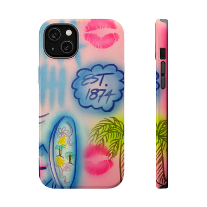 MagSafe "in the wave" airbrush iPhone case