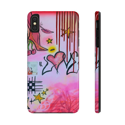 "cherry luvr" airbrush iPhone case