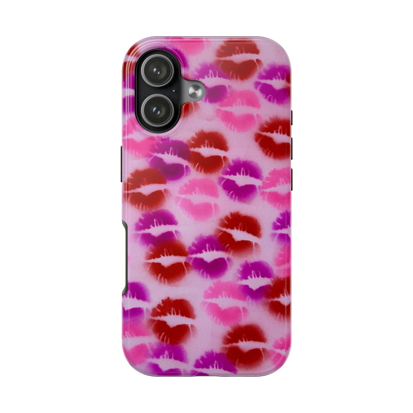 "mwah" airbrush iPhone case
