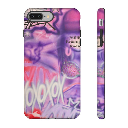 "mic check" airbrush iPhone case
