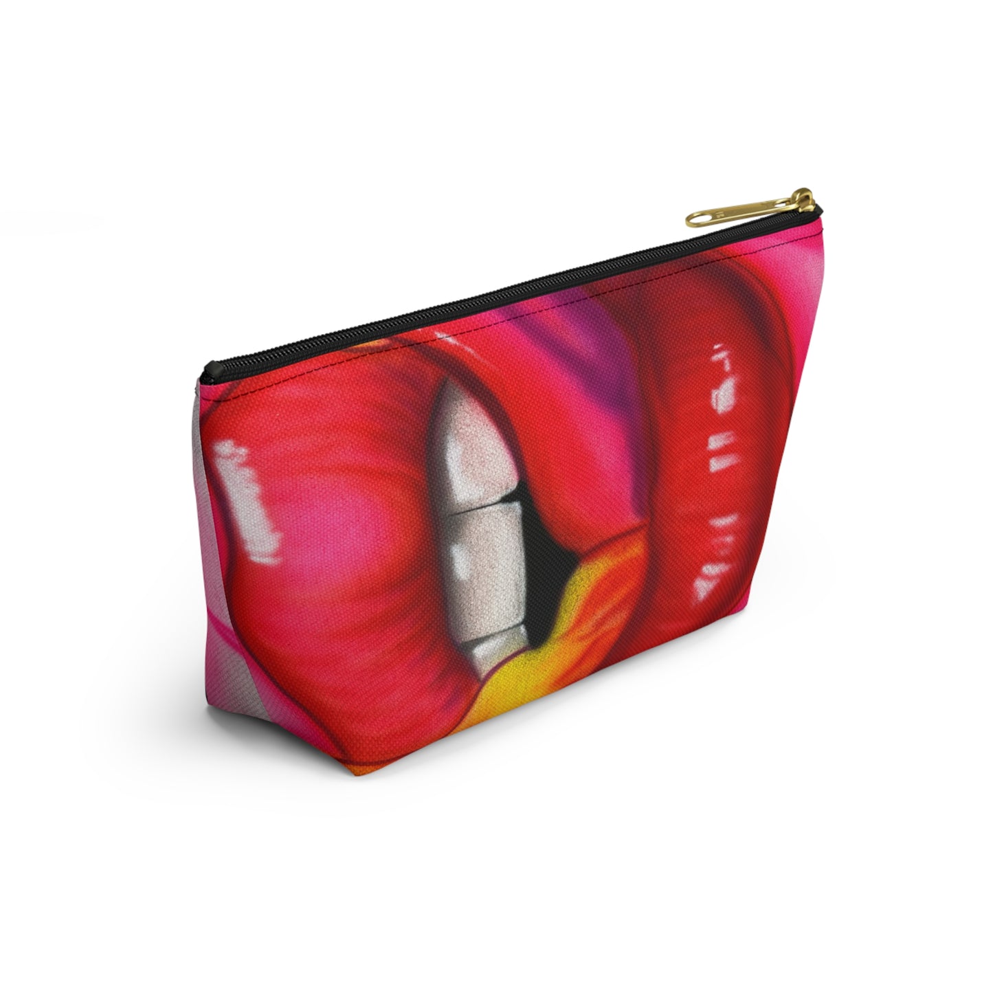 "flaming lips pt. 2" airbrush makeup pouch