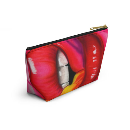 "flaming lips pt. 2" airbrush makeup pouch