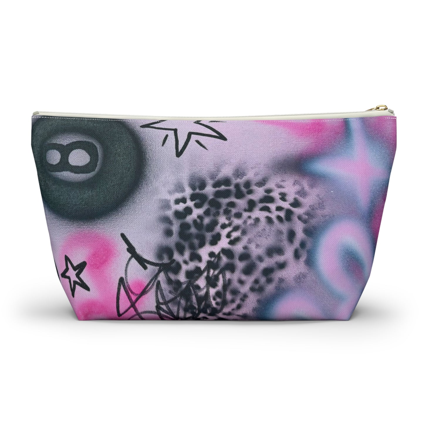 "onyx cheetah" airbrush makeup pouch