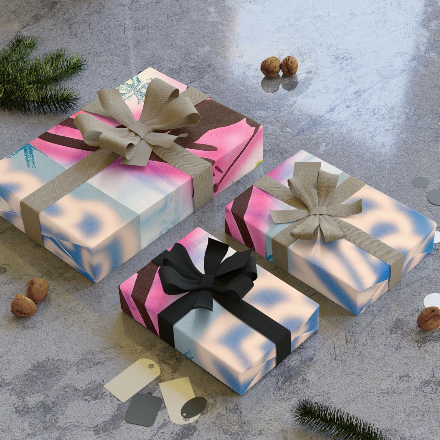 "winter escape" airbrush wrapping paper