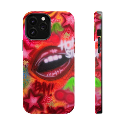 MagSafe "hot stuff" airbrush iPhone case
