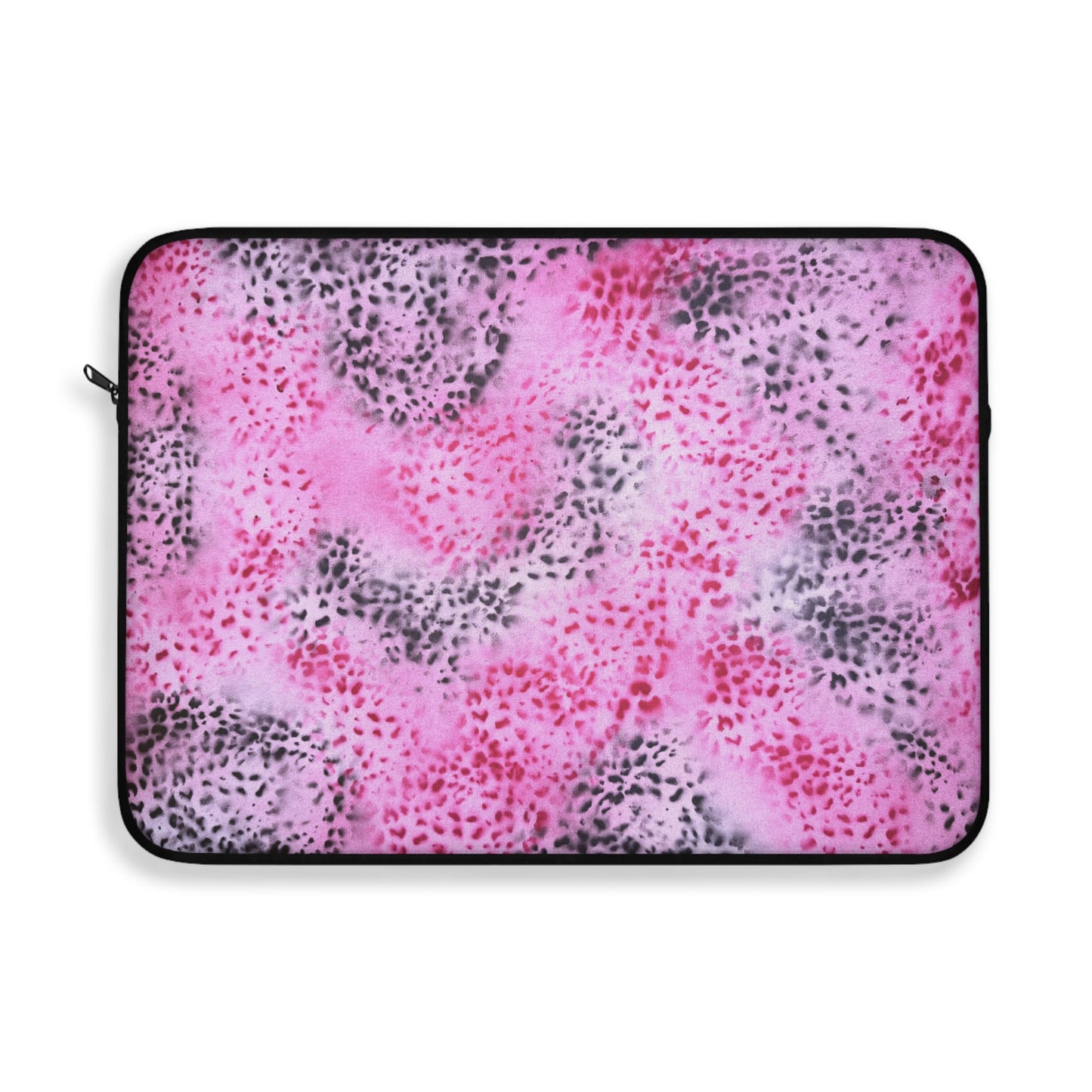 "pink cheetah pt. 2" airbrush laptop sleeve