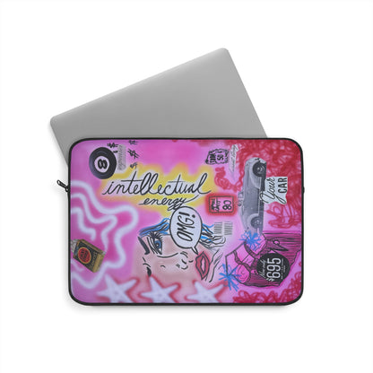 "intellectual energy" airbrush laptop sleeve
