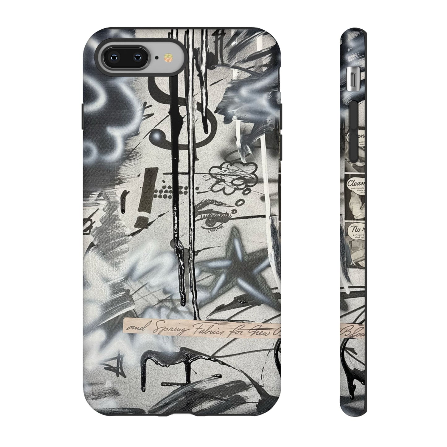 "monochrome mood" airbrush iPhone case