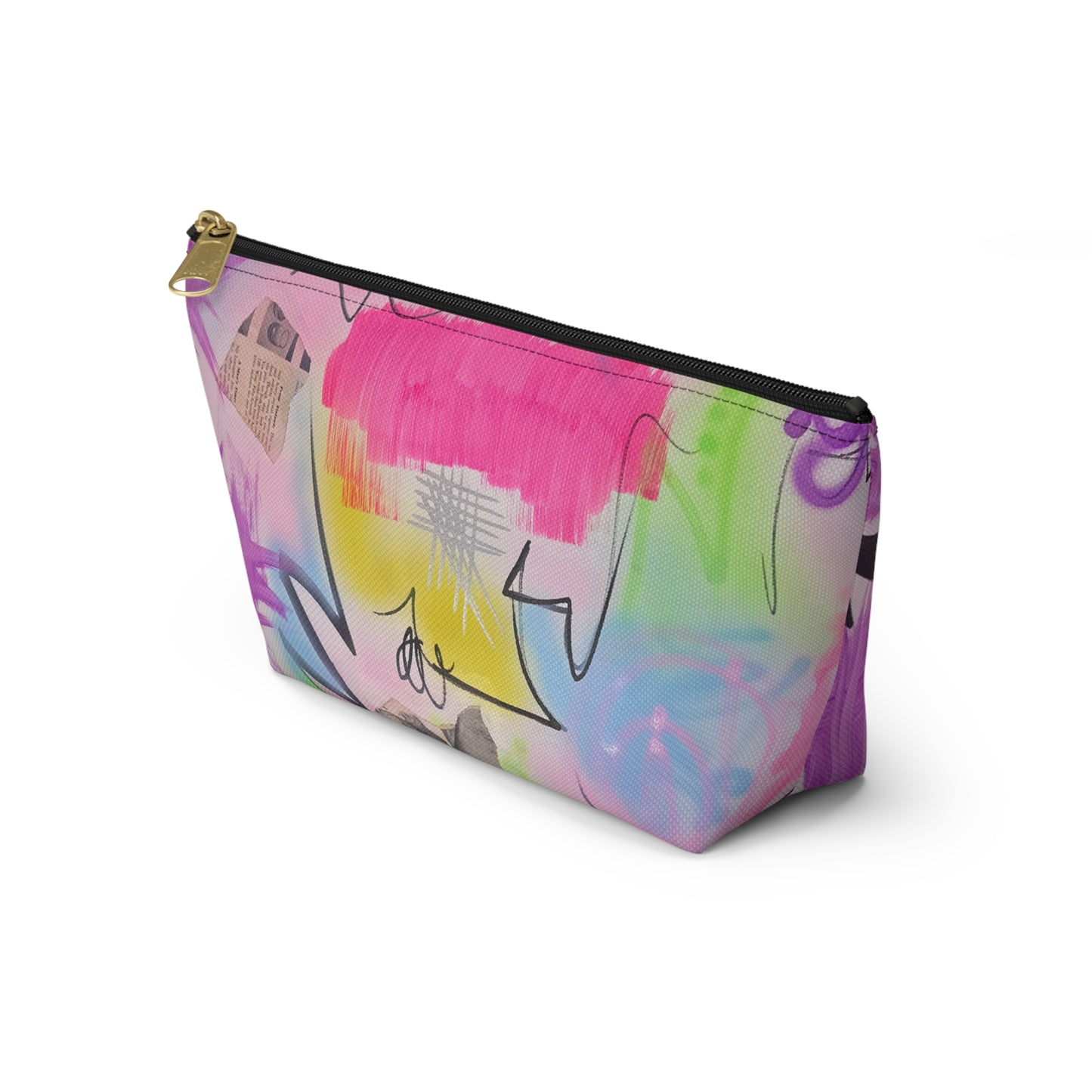 "pastel static" airbrush makeup pouch