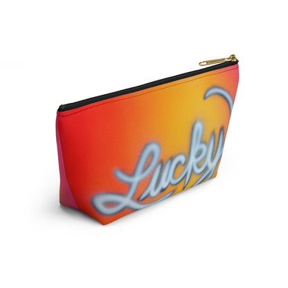 "lucky" airbrush makeup pouch