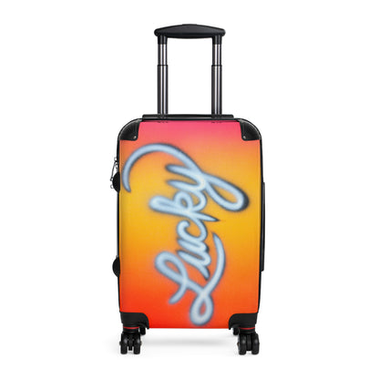 "lucky" airbrush suitcase