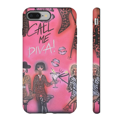 "party diva" airbrush iPhone case