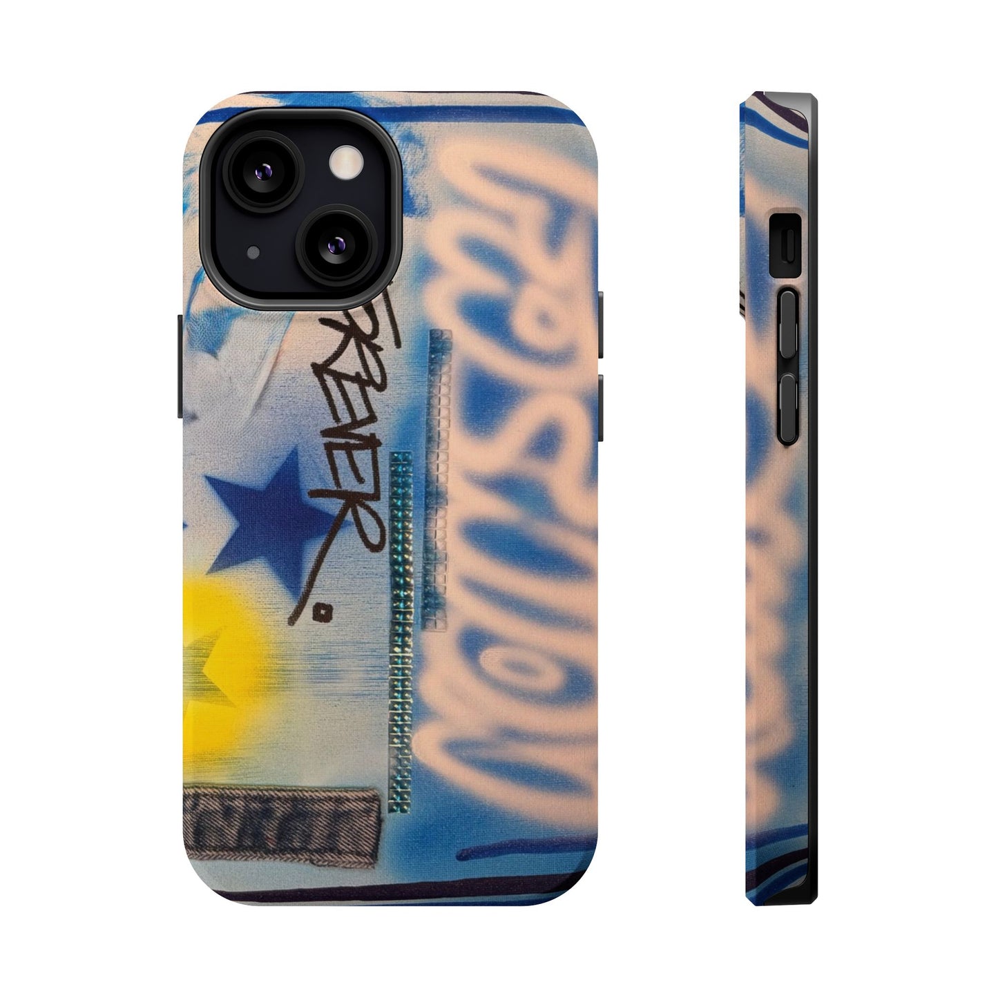 MagSafe "fashion forever" airbrush iPhone case