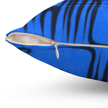 "infamous indigo" airbrush pillow
