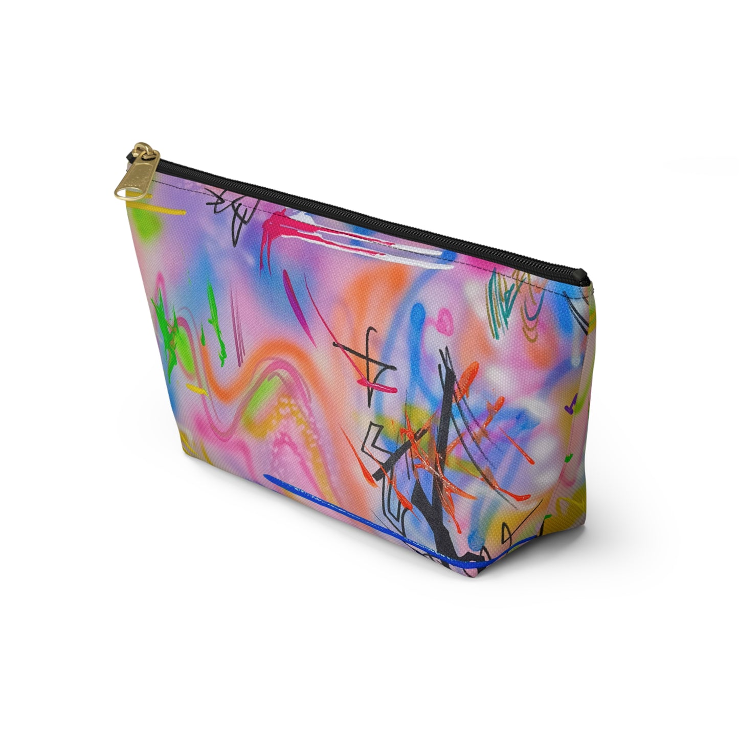 "neon haze" airbrush makeup pouch