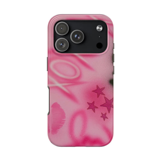 "perfectly pink" airbrush iPhone case