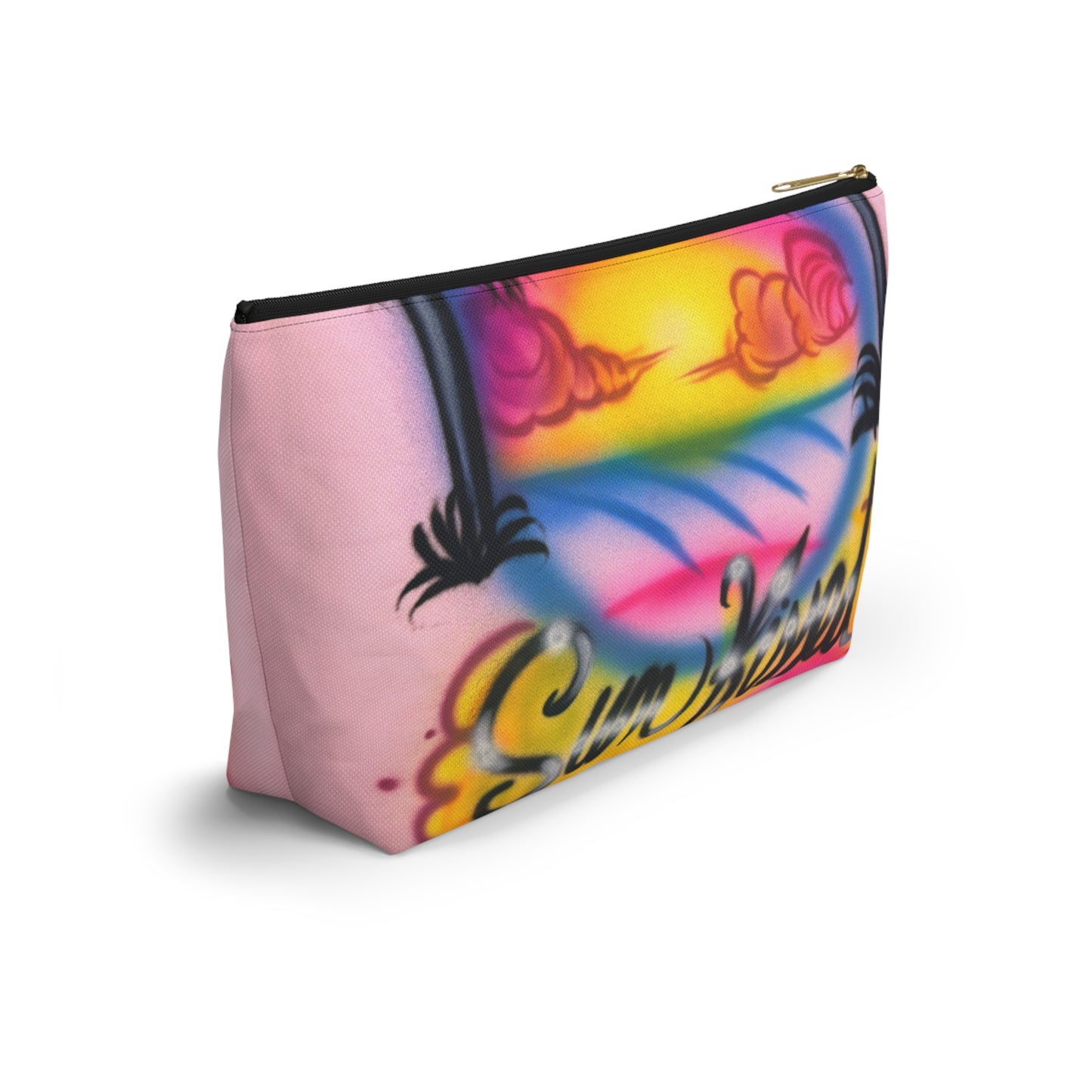 "sunkissed" airbrush makeup pouch