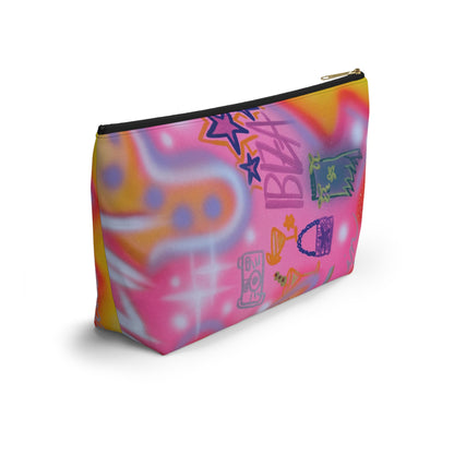 "ibiza" airbrush makeup pouch